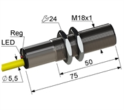 PS1-18M75-5B11-K Емкостный датчик