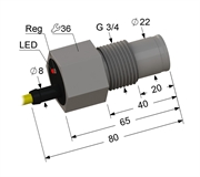 PS1Y-34G80-3N11-Z-T2 Емкостный датчик